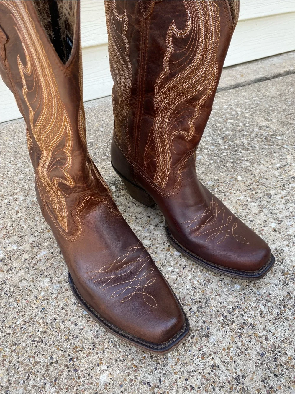 Ariat Lively Western Cowboy Boots Sassy Brown Leather Women’s 11B Style 10016357 - Picture 8 of 11